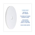 Floor Pads-Cleaning, Buffing & Polishing | Boardwalk BWK4019WHI 19 in. Diameter Polishing Floor Pads - White (5/Carton) image number 4