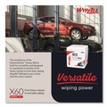 Perforated Roll & Hand Towels | WypAll 34865 X60 12.5 in. x 13 in. 1/4 Fold General Clean Cloths - White (76/Box, 12 Boxes/Carton) image number 4