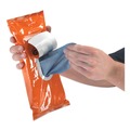 Hand Sanitizing Wipes | GOJO Industries 6285-06 7.75 in. x 11 in. 2-Ply FAST TOWELS Hand Cleaning Towels - Fresh Citrus, Blue (6 Packs/Carton) image number 3