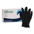 Food Service Disposable & Single Use Gloves | Boardwalk 396XXLCTA 396 Series 9.5 in. 4.4 mil Disposable General-Purpose Nitrile Gloves - XX-Large/Black (1000/Carton) image number 1