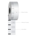 Labels | PM Company ICX90230205 1.57 in. x 375 ft. Sticky Media - White (12 Rolls/Carton) image number 3