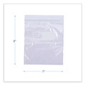 Resealable Bags | Boardwalk BWKQUARTBAG 7 in. x 8 in. Quart Reclosable Food Storage Bags - Clear (500/Box) image number 5