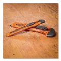 Knives & Multi-Purpose Tools | Great Neck 2SBK 9 mm/18 mm Knife Snap-Off Utility Knife Set - Orange/Black image number 8