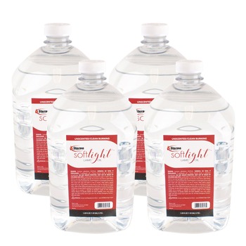 CANDLES | Sterno STE 30130 Soft Light 1 gallon Bottle Liquid Wax Lamp Oil - Clear (4/Carton)