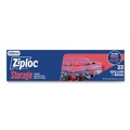 Resealable Bags | Ziploc 383231 9.6 in. x 12.1 in. Double Zipper Storage Bags - Clear (12/Carton) image number 2
