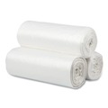 High-Density Trash Bags | Inteplast Group EC2424N High-Density 10 gal. 5 microns Commercial Can Liners - Natural (50 Bags/Roll, 20 Rolls/Carton) image number 1