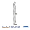 Cleaning Cloths & Wipes | Ansell 38939 A35 Liquid and Particle Protection Coveralls Hooded - X-Large, White (25/Carton) image number 2