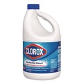 Bleach | Clorox CLO32263 81 oz. Bottle Concentrated Regular Disinfecting Bleach (6/Carton) image number 2