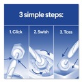Toilet Brushes | Clorox CLO31620 ToiletWand Toilet Cleaning Scrubbing Pads Refills - Blue/White (6/Carton) image number 6