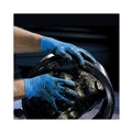 Food Service Disposable & Single Use Gloves | Ansell 54424 6 mil Thick 9.5 in. Long Powder-Free G10 2PRO Nitrile Gloves - Extra Large, Blue (90/Box) image number 2