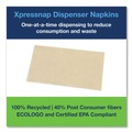 Dispenser Napkins | Tork DX906E 2-Ply Bag-Pack 13 in. x 8.5 in. Xpressnap Interfold Dispenser Napkins - Natural (6000/Carton) image number 5