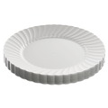 Plates | WNA WNA RSCW91512W 9 in. Diameter Plates Classicware Plastic Dinnerware - White (180/Carton) image number 0