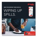 Perforated Roll & Hand Towels | WypAll 05843 70/Roll 11 in. x 10.4 in. L30 General Purpose Wipers - White (24 Rolls/Carton) image number 9