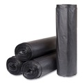 High-Density Trash Bags | Inteplast Group S434822K 60 gal. 22 microns 43 in. x 48 in. High-Density Commercial Can Liners - Black (150/Carton) image number 0