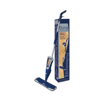  | Bona WM710013408 15 in. Wide Microfiber Head 52 in. Plastic/Steel Handle Hardwood Floor Mop - Blue Handle