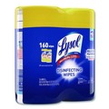 Cleaning Cloths & Wipes | LYSOL Brand 19200-80296 1-Ply 7 in. x 7.25 in. Disinfecting Wipes - Lemon and Lime Blossom Scent, White (3/Carton) image number 2