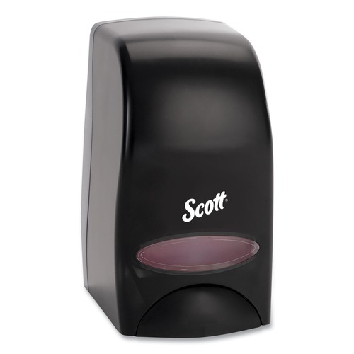 Soap Dispensers | Scott 92145 5 in. x 5.25 in. x 8.38 in. 1000 mL Essential Manual Skin Care Dispenser - Black image number 0
