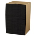 Beverage Napkins | Hoffmaster 180313 9-1/2 in. x 9-1/2 in. 2-Ply Beverage Napkins - Black (1000/Carton) image number 3