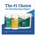 Cleaning Cloths & Wipes | Clorox 31428 1 Ply 7 in. x 8 in. Fresh Scent Disinfecting Wipes - White (2/Carton) image number 6