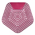 Toilet & Urinal Deodorizers | Boardwalk WCBX-P-010I010I-01-AAS80- 0.11 oz Anti-Splash Urinal Screen - Apple Cinnamon Scent/Red (10/Carton) image number 0