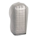 Food Containers & Lids | Pactiv Corp. 75S20SDOME 7.5 x 7.5 x 2.02 Recycled Plastic Dome Lid for 6 x 6 Brownie Container - Clear (195/Carton) image number 2