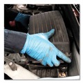 Food Service Disposable & Single Use Gloves | Ammex INPF46100 5 mil Industrial Powder-Free Nitrile Gloves - Large, Blue (1000/Carton) image number 6