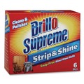 Scouring Pads & Sticks | Brillo 23306 Strip and Shine 2.5 in. x 2 in. Steel Wool Balls - Gray (24/Carton) image number 1