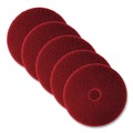 Floor Pads-Cleaning, Buffing & Polishing | 3M 5100-14 14 in. Low-Speed Buffer Floor Pads - Red (5/Carton) image number 0