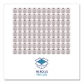 Toilet Tissues | Boardwalk B6145 2-Ply Standard Septic Safe 4 in. x 3 in. Toilet Tissue - White (96/Carton) image number 5