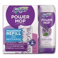 Floor Cleaners | Swiffer 80734047 25.3 oz PowerMop Cleaning Solution and Pads Refill Pack - Lavender (4/Carton) image number 3