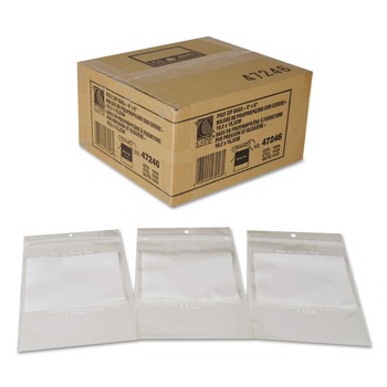 C-Line 47246 4 in. x 6 in. 2 mil Write-On Poly Bags - Clear (1,000/Carton)