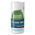 Perforated Roll & Hand Towels | Seventh Generation 13722 100% Recycled 11 in. x 5.4 in. 2-Ply Paper Kitchen Towel Rolls - White (156 Sheets/Roll, 24 Rolls/Carton) image number 0