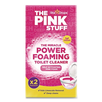 The Pink Stuff RST824996 3.5 oz. Packet Miracle Power Foaming Toilet Cleaner - Fruity Scent