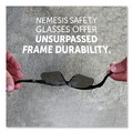 Safety Glasses | Ansell KCC 25688 V30 Nemesis Safety Glasses - Black Frame/Smoke Lens image number 4