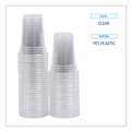 Cups | Boardwalk BWKPET9 9 oz. PET Plastic Cold Cups - Clear (50/Sleeve, 20 Sleeves/Carton) image number 6