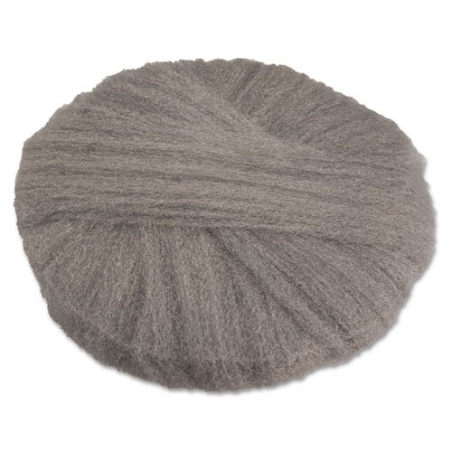 Floor Pads-Stripping | GMT 120203 20 in. Diameter Grade 3 Cleaning and Polishing Radial Steel Wool Pads - Gray (12/Carton) image number 0