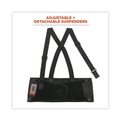 Back Support Harnesses & Belts | Ergodyne 11097 ProFlex 1650 Economy Elastic Back Support Brace, 3X-Large, 46-in to 52-in Waist, Black image number 3
