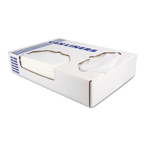 Low-Density Trash Bags | Heritage D4832RC 24 in. x 32 in. 0.35 mil. 16-Gallon Linear Low Density Can Liners - Clear (1000/Carton) image number 0