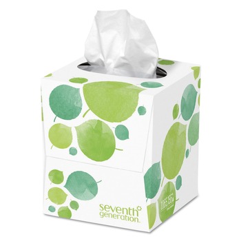 Seventh Generation SEV 13719 2-Ply 100 Percent Recycled Facial Tissue (36/Carton)