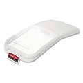 Food Storage Containers & Lids | Rubbermaid Commercial FG9F7700CLR Prosave 29 in. x 12.13 in. x 1.9 in. Bin Lid and Scoop Replacement - Clear image number 2