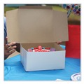Bakery Boxes & Containers | SCT 1503 6 in. x 4.45 in. x 2.75 in. Standard Paper Bakery Boxes - White (250/Carton) image number 1