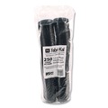 Cups | Fabri-Kal PC150SB 1.5 oz Squat Plastic Portion Cups - Black (250/Sleeve, 10 Sleeves/Carton) image number 2