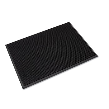 OUTDOOR MATTING | Crown MA FG62BK Mat-A-Dor 36 in. x 72 in. Rubber Entrance/Antifatigue Mat - Black