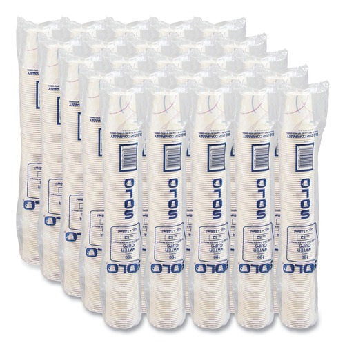 Cups | SOLO 52MD-0062 5 oz. Meridian Design Paper Cups - Multicolored (2500/Carton) image number 0