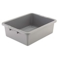 Perforated Roll & Hand Towels | Rubbermaid Commercial FG335100GRAY 7.13-Gallon 21.5 in. x 17.13 in. x 7 in. Bus/Utility Box - Gray image number 0