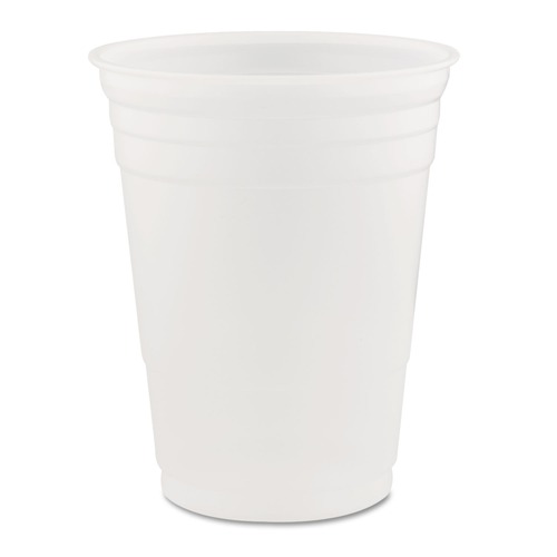 Cups | Dart P16 16 oz. Plastic Cold Drink Party Cups (20 Sleeves/Carton) image number 0