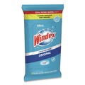 Cleaning Cloths & Wipes | Windex 378032 7 in. x 8 in. Glass and Surface Cloth Wet Wipe - Unscented, White (12 Packs/Carton) image number 1