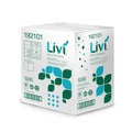 Facial Tissues | Livi Ultra Premium 192101 2-Ply Cube Box Facial Tissue - White (6 Packs/Carton) image number 3