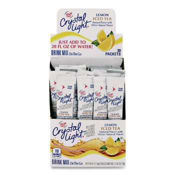 Crystal Light GEN00757 16 oz. Packets On the Go Drink Mix - Iced Tea (30/Box)