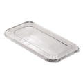 Steam Table Parts | Handi-Foil HFA 403025 6.4 in. x 12.7 in. x 0.5 in. Steam Pan Foil Lids for One-Third Size Pan (200/Carton) image number 1